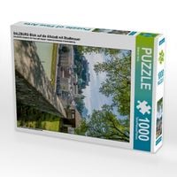 Produktbild: CALVENDO Puzzle SALZBURG Blick auf die Altstadt mit Stadtmauer | 1000 Teile Lege-Gr&ouml;&szlig;e 64x48cm Foto-Puzzle f&uuml;r gl&uuml;ckliche Stunden