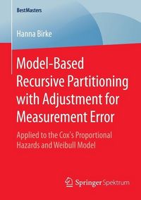Produktbild: Model-Based Recursive Partitioning with Adjustment for Measurement Error