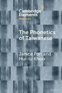 Produktbild: The Phonetics of Taiwanese