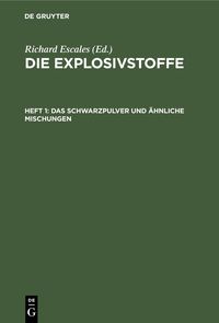 Produktbild: Das Schwarzpulver und &auml;hnliche Mischungen