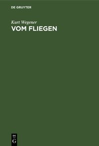 Produktbild: Vom Fliegen