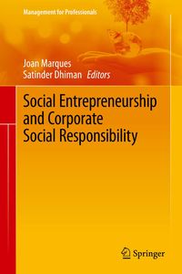 Bild vom Artikel Social Entrepreneurship and Corporate Social Responsibility vom Autor Joan Marques