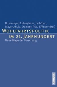Produktbild: Wohlfahrtspolitik im 21. Jahrhundert
