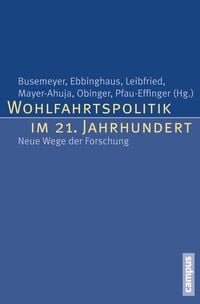 Produktbild: Wohlfahrtspolitik im 21. Jahrhundert
