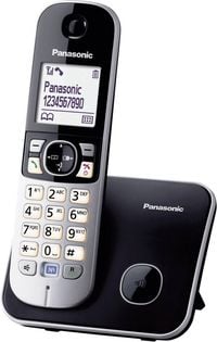 Bild vom Artikel Panasonic KX-TG6811 DECT, GAP Schnurloses Telefon analog Freisprechen Schwarz, Silber vom Autor 