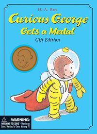 Produktbild: Curious George Gets a Medal Gift Edition [With Curious George Medal]
