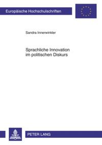 Produktbild: Sprachliche Innovation im politischen Diskurs