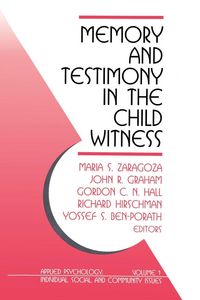 Produktbild: Memory and Testimony in Child Witness