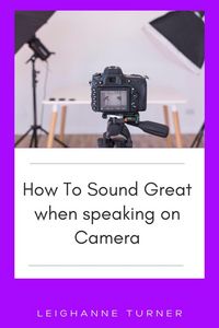 Produktbild: How To Sound Great When Speaking On Camera