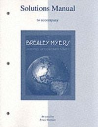 Produktbild: Solutions Manual To Accompany Principles Of Corporate Finance