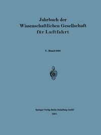 Produktbild: Jahrbuch der Wissenschaftlichen Gesellschaft f&uuml;r Luftfahrt