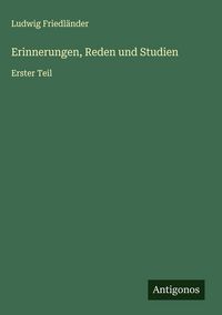 Produktbild: Erinnerungen, Reden und Studien