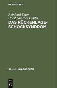 Produktbild: Das R&uuml;ckenlage-Schocksyndrom