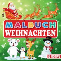 Produktbild: Malbuch Weihnachten 55 Motive