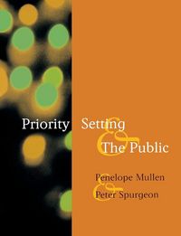 Produktbild: Priority Setting and the Public