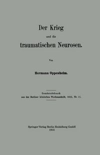 Produktbild: Der Krieg und die traumatischen Neurosen