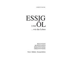 Produktbild: Essig und &Ouml;l ... wie das Leben