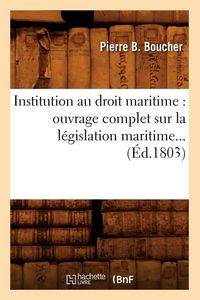 Produktbild: Institution au droit maritime