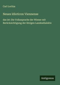Produktbild: Neues Idioticon Viennense