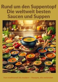 Produktbild: Rund um den Suppentopf: Die weltweit besten Saucen und Suppen: Eine globale Rezeptsammlung f&uuml;r traditionelle und moderne K&uuml;che"