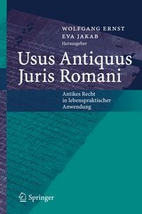 Produktbild: Usus Antiquus Juris Romani
