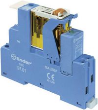 Produktbild: Finder 4C.01.8.024.0060 Relaisbaustein Nennspannung: 24 V/AC Schaltstrom (max.): 16 A 1 Wechsler 1 St.