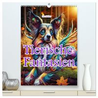 Produktbild: Tierische Fantasien (hochwertiger Premium Wandkalender 2026 DIN A2 hoch), Kunstdruck in Hochglanz