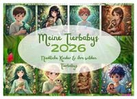 Produktbild: Meine Tierbabys (Wandkalender 2026 DIN A2 quer), CALVENDO Monatskalender