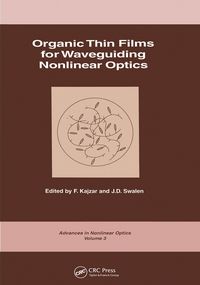 Produktbild: Organic Thin Films for Waveguiding Nonlinear Optics