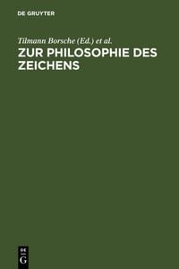 Produktbild: Zur Philosophie des Zeichens