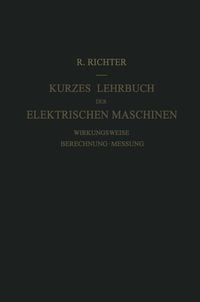 Produktbild: Kurzes Lehrbuch der Elektrischen Maschinen