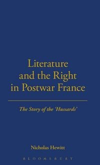 Produktbild: Literature and the Right in Postwar France