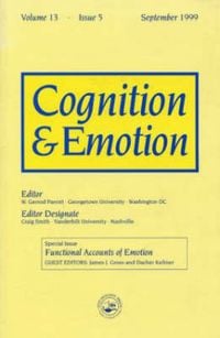 Produktbild: Functional Accounts of Emotion: A Special Issue of the Journal Cognitiona and Emotion