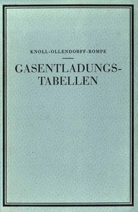 Produktbild: Gasentladungs- Tabellen