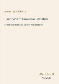 Produktbild: Handbook of Universal Literature