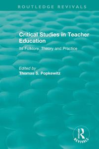 Produktbild: Critical Studies in Teacher Education