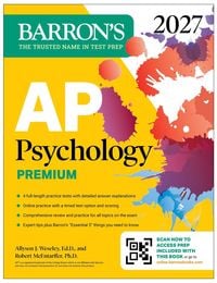 Produktbild: AP Psychology Premium, 2027: Prep Book with 4 Practice Tests + Comprehensive Review + Online Practice
