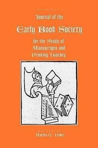 Produktbild: Journal of the Early Book Society Vol 14