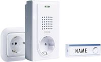 Produktbild: M-e modern-electronics FG-2.2 Funkklingel Komplett-Set mit Namensschild