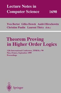 Produktbild: Theorem Proving in Higher Order Logics