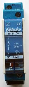 Produktbild: Eltako R12-100-24V DC Schaltrelais Nennspannung: 24 V Schaltstrom (max.): 8 A 1 Schlie&szlig;er 1 St.