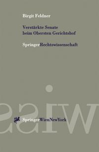 Produktbild: Verst&auml;rkte Senate beim Obersten Gerichtshof