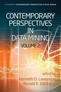 Produktbild: Contemporary Perspectives in Data Mining, Volume 2