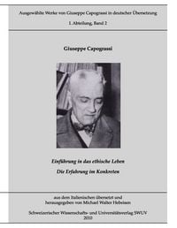 Produktbild: Ausgew&auml;hlte Werke von Giuseppe Capograssi in deutscher &Uuml;bersetzung