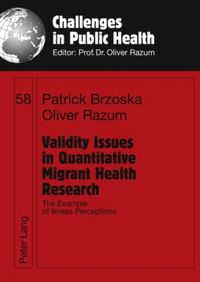 Produktbild: Validity Issues in Quantitative Migrant Health Research