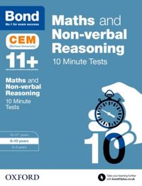 Produktbild: Bond 11: Bond 11+: Maths & Non-verbal Reasoning: CEM 10 Minu