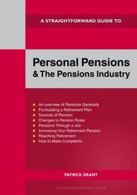 Produktbild: A Straightforward Guide to Personal Pensions and the Pensions Industry