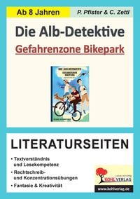 Produktbild: Die Alb-Detektive: Gefahrenzone Bikepark - Literaturseiten