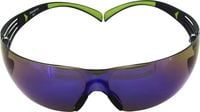 Produktbild: Schutzbrille SecureFit-SF400 EN 166,EN 172 B&uuml;gel schwarz gr&uuml;n,Scheiben blau PC