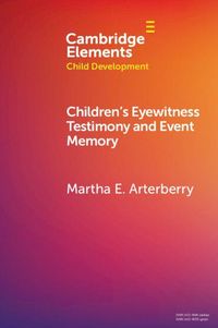 Produktbild: Children's Eyewitness Testimony and Event Memory